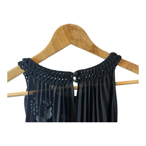 Endless Rose Women’s Crochet Flowy Tank Top Black Size Small NWOT - Picture 4 of 7